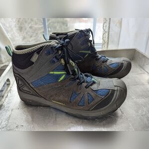 🩶 💙 Merrell 5.5 Youth Capra Waterproof Hiking Boots Tread Outdoors